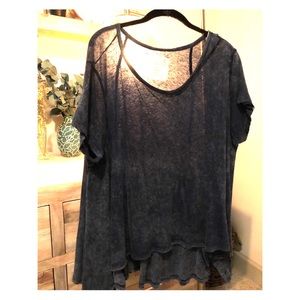 free people “we the free” navy tunic tee